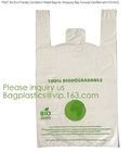 Organic Recycling and compostable bag,Eco friendly Compostable,compostable biobased plastic tshirt bag bagease bagplasti
