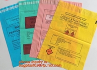 Medical Specimen Biohazard Plastic Bags / Hospital Vomit Bag PE Sheet