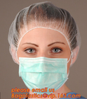 Tıbbi sınıf toz yüz maskesi tek kullanımlık 3 kat kağıt maske korumak, genel olarak dokuma Olmayan yüz maskesi tıbbi Bireysel Packi