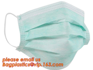 Tıbbi sınıf toz yüz maskesi tek kullanımlık 3 kat kağıt maske korumak, genel olarak dokuma Olmayan yüz maskesi tıbbi Bireysel Packi